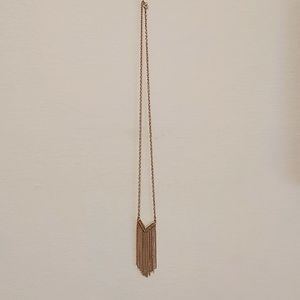 Gold Tier Necklace. Costume jewelry. Gold is coming back!